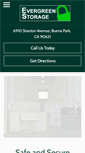 Mobile Screenshot of evergreenstorageoc.com